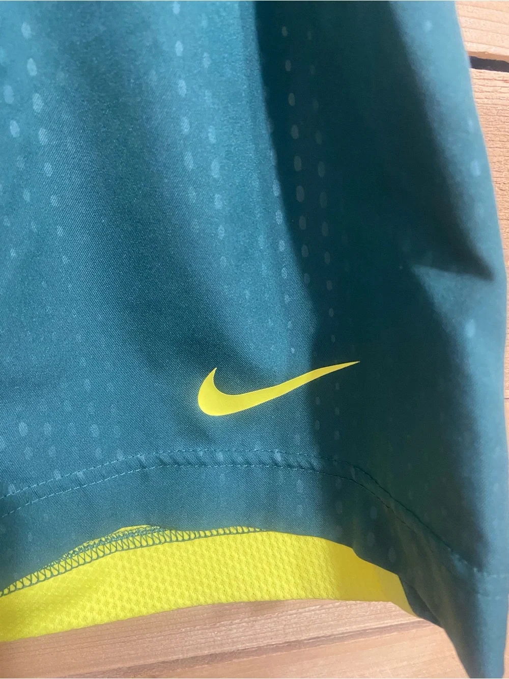 Nike Green & Yellow Oregon Ducks Athletic Shorts